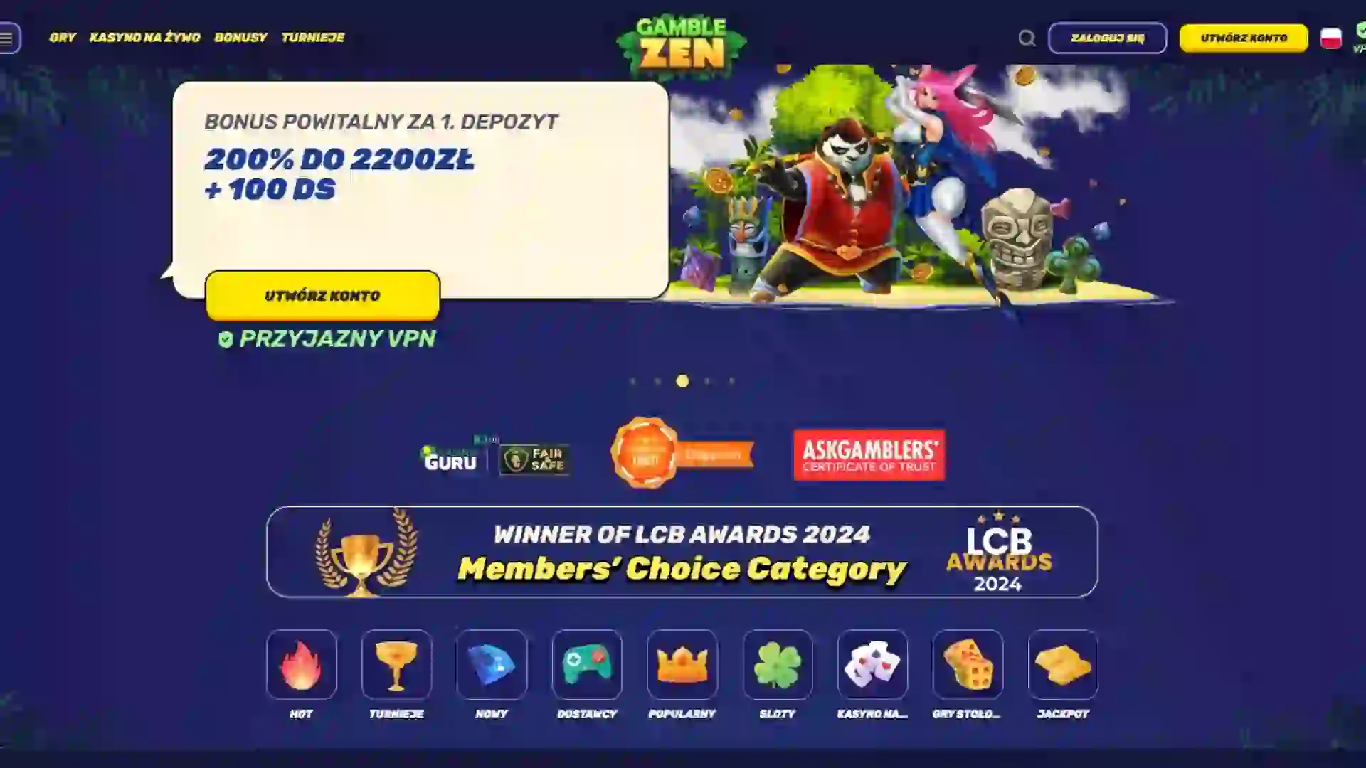 Bonus powitalny Gamblezen