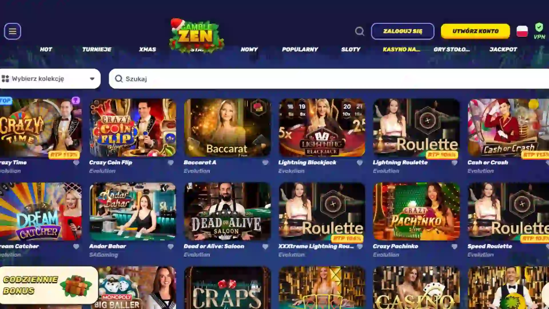 Gry na żywo Gamblezen