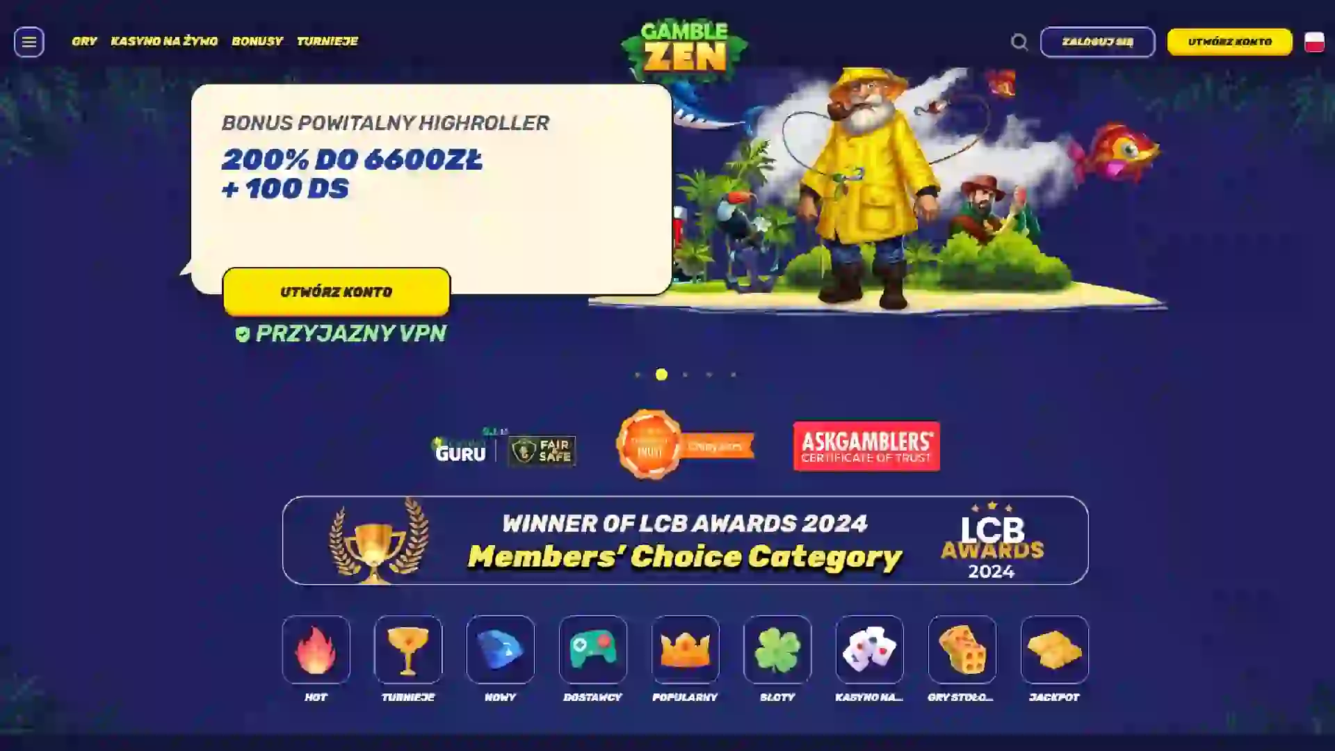 Bonus powitalny Gamblezen Highroller